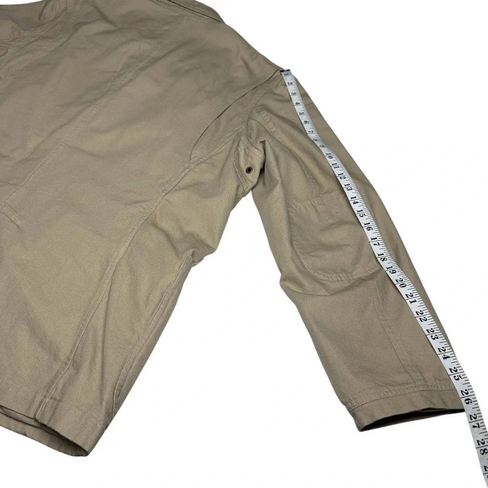 Duluth Trading Mens Fire Hose Presentation Jacket XL Khaki Blazer Tradesman Hunt